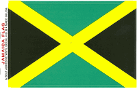 Jamaica Flag Decal Stickers
