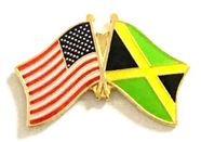 Jamaica Flag Lapel Pin - Double