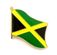 Jamaica Flag Lapel Pin - Single