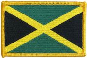 Jamaica Flag Patch - Rectangle
