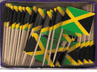 Jamaica Flag Toothpicks