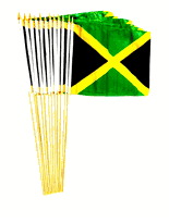 Jamaica Flags 12" x 18"