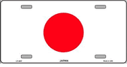 Japan Flag License Plate