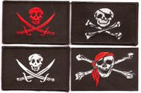 Jolly Roger Flag Patches