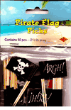 Jolly Roger 50 pack Pirate Flag Toothpicks