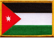 Jordan Flag Patch - Rectangle