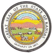 Kansas State Seal Patch