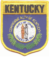 Kentucky Flag Shield Patch