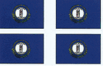 Kentucky Flag Stickers