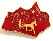 Kentucky Map Lapel Pin