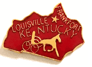 Kentucky Map Lapel Pin