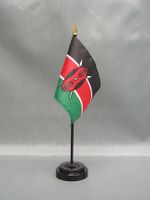 Kenya Miniature Flag