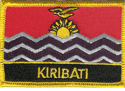 Kiribati Flag Patch with Name