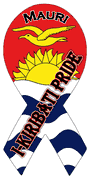 Kiribati Pride Car Ribbon Magnet