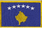 Kosovo Flag Patch - Rectangle
