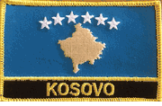 Kosovo Flag Patch with Name