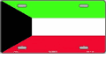 Kuwait Flag License Plate