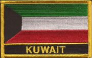 Kuwait Flag Patch with Name