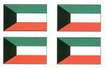 Kuwaiti Flag Stickers