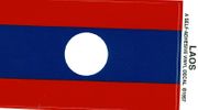 Laos Flag Decal Sticker