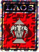 Laos (Old) Vinyl Reflective Decal 