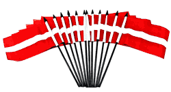 Latvia 4"x6" Polyester - 12 Per Pack