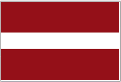 USA & Latvia Flag Bumper Stickers - 2 Pack 3 Inch Vinyl Decals For Cars, Windows & More