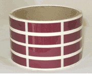 Latvia Flag Stickers - Roll of 250