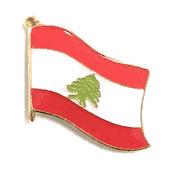 Lebanon Flag Lapel - Single