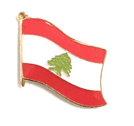 Lebanon Flag Lapel - Single