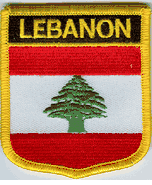 Lebanon Flag Shield Patch