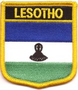 Lesotho Flag Shield Patch