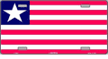Liberia Flag License Plate