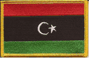 Libya Flag Patch - Rectangle