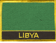 Libya (Old) Flag Patch with Name