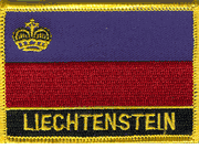 Liechtenstein Flag Patch with Name