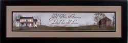 God Bless America - Lighted Matted Framed