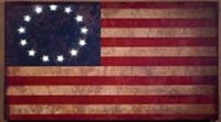 Lighted Thirteen Star Canvas
