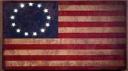 Lighted Thirteen Star Canvas