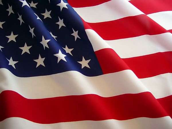 Lightweight Polyester American Flags