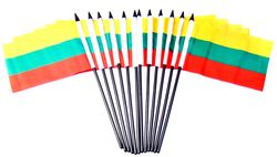 Lithuania 4"x6" Polyester - 12 Per Pack
