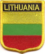 Lithuania Flag Shield Patch