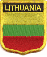 Lithuania Flag Shield Patch