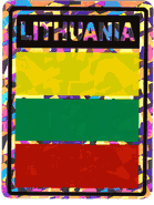 Lithuania Vinyl Reflective Decal
