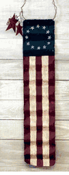Long Tin American Flag