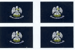 Louisiana Flag Stickers