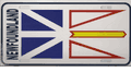 Newfoundland Flag License Plate