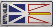 Newfoundland Flag License Plate