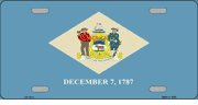 Delaware Flag License Plate