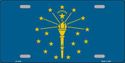 Indiana Flag License Plate